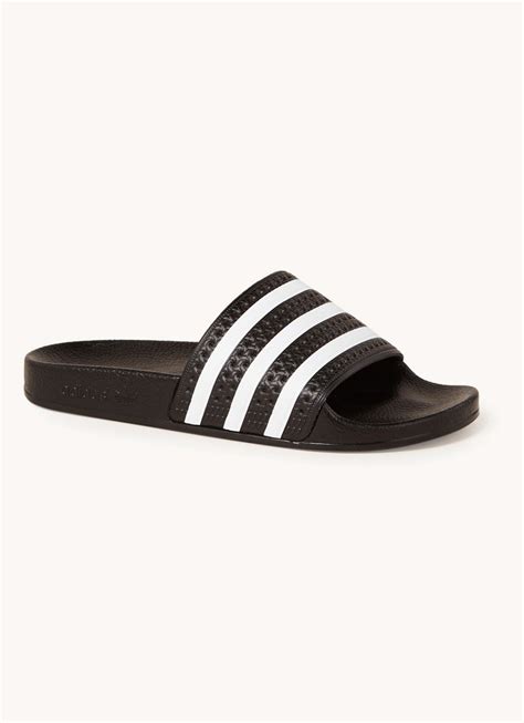 adidas originals adilette slipper met streepdessin|Adilette Comfort Slide .